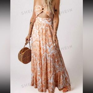 Boho style Maxi dress size large